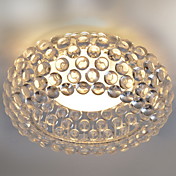 Modern Flush Mount in Elegant Round Shade