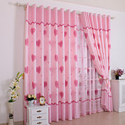 Maud Contemporary Window Curtains (Two Panels)