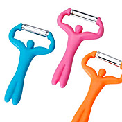 Hercules Shaped Fruit Vegetable Peeler (Random Color)