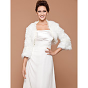 Long sleeves Faux Fur Jacket/ Coat