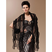 Terylene Evening/Office Wrap/Shawl With Flower Detail (More Colors)