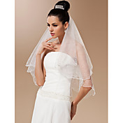 One-tier Tulle With Pearls Elbow Veil (More Colors)