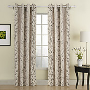 Branches Contemporary Window Curtain (Two Panels)
