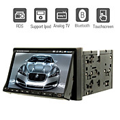 7-inch 2 Din TFT Screen In-Dash Car DVD Player With Bluetooth,RDS,iPod-Input,TV