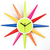 Creative Designed Wall Clock in Colorful Fashion Design