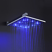 Sprinkle® by Lightinthebox - 12 inch Brass Shower Head with Color Changing LED Light