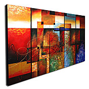 Modern Abstract Ready to Hang Stretched Canvas Oil Painting (Set of 5)