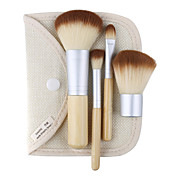 4PCS Nylon Brush with Bamboo Handle