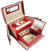 Small Butterfly Alligatoring Leatherette Ladies'Jewelry Box(More Colors)