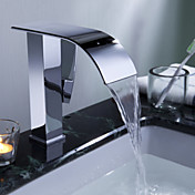 Sprinkle® by Lightinthebox - Contemporary Waterfall Bathroom Sink Faucet(Chrome Finish)