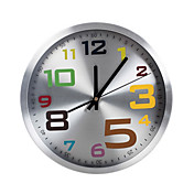 Colorful Numeral Design Alloy Wall Clock