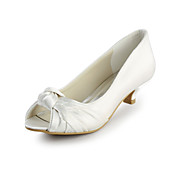 Satin Stiletto Heel Peep Toe Party / Evening Shoes (More Colors) 