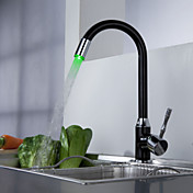 Sprinkle® by Lightinthebox - Painting Finish Kitchen Faucet with Color Changing LED Light
