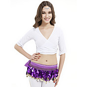 Dancewear Crystal Cotton Yoga Top for Ladies More Colors