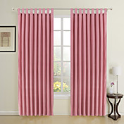 (One Pair) Girls' Wishes Solid Kids Curtain 