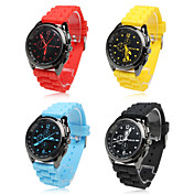 Unisex Rubber Analog Quartz Wrist Watch (Assorted Colors)