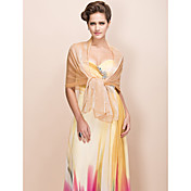 Elegant Satin Party / Evening Shawl With Pearls (More Colors)