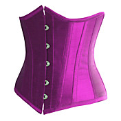 Gorgeous Satin Strapless Front Busk Closure Corsets Shapewear(More Colors)