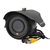600TVL 4~9mm Varifocal IR Waterproof Camera with IR-CUT and 35pcs Black LEDs