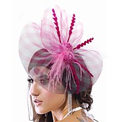 Elegant Nylon With Feather Women's Fascinators