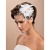 Gorgeous Tulle Wedding Bridal White Flower/ Corsage/ Headpiece