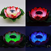 Colour Changing Floating Solar Lotus Flower Garden Pool Nightlight