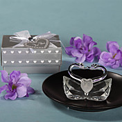 Crystal Kissing Swans Keepsake