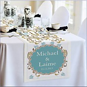 Personalized Reception Desk Table Runner - Flower Print