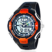 Men's Multi-Functional PU Analog - Digital Quartz Wrist Watch