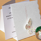 Spring Butterfly Tri-fold Wedding Invitation (Set of 50)