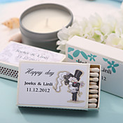 Personalized Matchboxes - Bride & Groom (Set of 12)