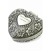 Personalized Elegant Heart-shaped Decorative Pattern Tin Alloy Women's Jewelry Box