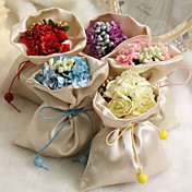 Simple Satin Favor Bags - Set of 12 (More Colors)