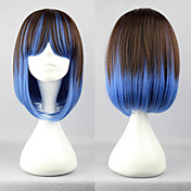 Brown and Blue Mixed Color 40cm Punk Lolita Wig