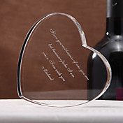 Personalized Heart Shaped Crystal keepsake Cake Topper