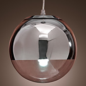 60W Pendant Light in Globe Metal Shape