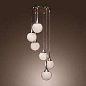 240W Pendant Light with 6 Lights in Globe Shape