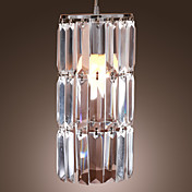 Contemporary Chrome Finish Crystal Pendant Lights