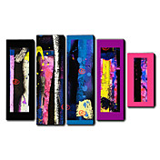Hand Painted Oil Painting Abstract Set of 5 1211-AB0204