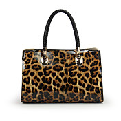 Women's Trendy Candy Color Fake Crocodile Tote