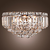 Luxuriant Crystal Wall Lights with 3 Lights (G9 Bulb Base)