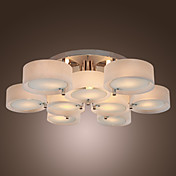 Acrylic Chandelier with 9 lights (Chrome Finish)