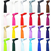 Men's Casual Solid Color Narrow Necktie