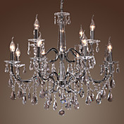 Moddern Crystal Chandelier with 12 Lights