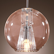 Elegant Pendant Light in Soap Bubble Featured Shade