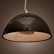 Modern Pendant Light in Black Lampshade