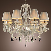 8-light The style of palace Glass Chandelier
