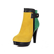 Suede Stiletto Heel Ankle Boots With Zipper Party / Evening Shoes (More Colors)