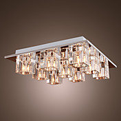 K9 Crystal Flush Mount with 9 lights in Square