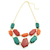 Women's Vintage Contrast Color Necklace(Length:40+5CM)